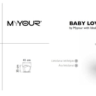 Lampa BABY LOVE ūdensizturīga, matēta