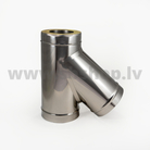 PRO Skursteņa Izolēts trejgabals D130/230 45gr. ar noslēgkorķi