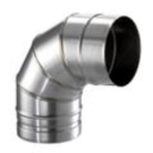Schiedel PPL Līkumi ar maināmu leņķi 0° - 90° d120