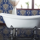 Čuguna vanna VICTORIAN 1700x790x720mm hromētām kājām