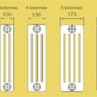 Arbonia radiatori 6 kolonnas h=2000