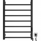 MARIO Dvieļu žāvētājs LEED elektrisks 770x530mm melns matēts