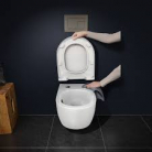 TECEloft WC komplekts ar cyclon noskalošanas sistēmu ar SC vāku VORTEX