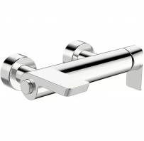 ORAS STELA vannas maisītājs no sienas ar izteci pa kreisi un pārslēdzēju, hroms