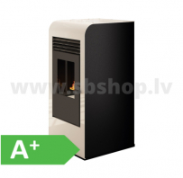 Granulu kamīns Eva Calor GIADA 9,5kW balts