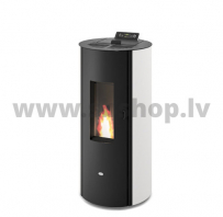 Granulu kamīns Eva Calor MANOLA 9 kW balta