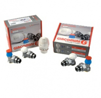 GIACOMINI radiatoru sistēmas komplekts stūra 1/2`