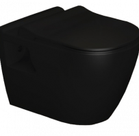 Piekarināmais pods RONDO melnā krāsā ar soft close vāku