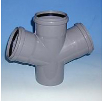Iekšējās kanalizācijas dubultatzari 50/50/50 67g