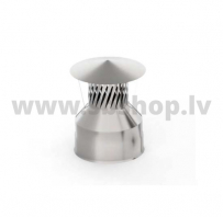 UMK Skursteņa nobeigums ar dzirksteļu slāpētāju, viensienu, D180, AISI439/0.5mm
