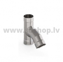 UMK Skursteņa trejgabals 45*., D130, AISI439/0.5mm