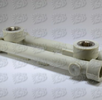 P Sienas līkums dub.d20*1/2 ar maināmu attālumu plastmasas