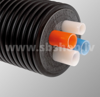 Siltumtrase QUADRUPLE 160/2x25Hx2.3+25Sx3.5+20Sx2.8 TERENDIS 7m