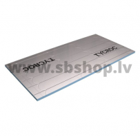 TYCROC UHP16 XPS plāksne siltajām grīdām 1200x600x25mm (Dn16mm caurulei)