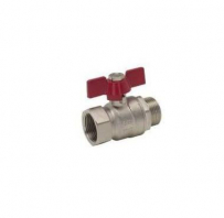 Lodveida ventilis ARCO  ar tauriņa rokturi i-a 3/4 PN30