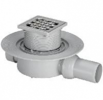 Kanalizācijas trapi vannas istabai  ar 2 pievienojumiem