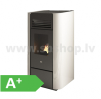 Granulu kamīns Eva Calor DELIA 9,5kW sarkans