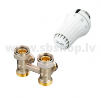 Apaksas piesl.VK taisns rad.kom-ts ar termogalvu M30x1,5 DANFOSS