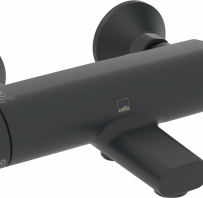 ORAS NOVA dušas un vannas termostats, melns matēts