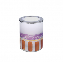 Turētājs zobu birstēm DECO ROUND, hromēts