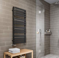 Dvieļu žāvētājs TERMA WARP T 785x500cm,RAL9005 melns matēts