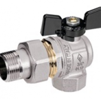 Ventīlis BUGATTI ar izjaucamo savienojumu 90G 1/2" ar tauriņa rokturi