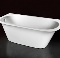 Vanna VARIO M 156x75cm balta+sifons + 2 stūru noapaļošana