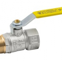 Gāzes ventīlis BUGATTI i-a 3/4" ar garo rokturi