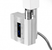 TERMA dvieļu žāvētāja regulators KTX-4 bez sildelementa, sudraba ar vadu