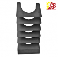 Melnā tērauda skursteņa žalūzijas d130