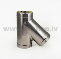 PRO Skursteņa Izolēts trejgabals D120/220 45gr. ar noslēgkorķi