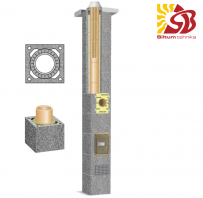 Schiedel RONDO PLUS keramzīta dūmvadi d140 7m