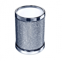 SWAROVSKI Turētājs zobu birstēm ROUND 4 hrom