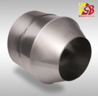 Izolēti nerūsējoša tērauda skursteņa koniskais nobeigums d150/250