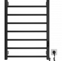 MARIO Dvieļu žāvētājs LEEDS elektrisks 770x530mm melns matēts