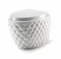 WC Pods CLASS balts/pulēts ar zelta detaļām+SC vāks 100