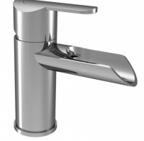 BIANCHI izlietnes maisītājs HEAVEN ar kaskādi, hromēts