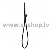 Mais. Dušas galvas turētājs grozāms, melns matēts