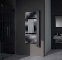 KERMI Dvieļu žāvētāji Credo-half 1466*460, hromēts/melns (kreisā versija)