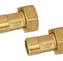 Ūdens skaitītāja sav. 3/4"Mx1"F (2gab.kompl.) BUGATTI