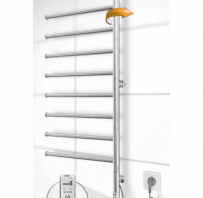 Dvieļu žāvētājs VEER-I 800x445/55 Elektriskais melns matēts