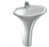 HATRIA SCULTURE izlietne 77x58cm ar pjedestālu