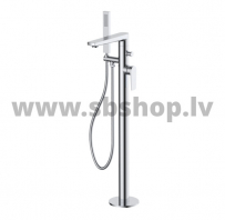 Mais. Vannas ALFRED no grīdas ar rokas dušu, hroms