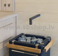 Harvia dozatora dizaina caurule, melna