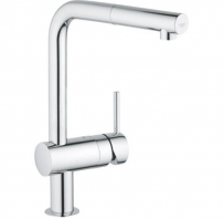 GROHE virtuves maisītāji MINTA, izvelkams 90° iztece, hroms