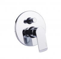 BIANCHI dušas maisītājs JOY iebūvēts sienā ar pārslēgu, hroms