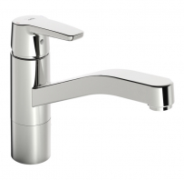 Mais.ORAS SAGA virtuves, ar grozāmu izteku, hroms