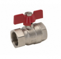 Lodveida ventilis ARCO ar tauriņa rokturi i-i 3/4 PN30