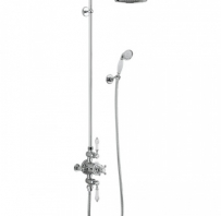 BURLINGTON Dušas komplekti AVON termostatisks, iebūvējams, 2 režīmiem