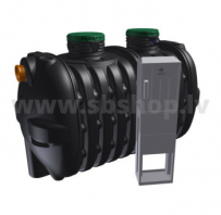 Bioloģiskā attīrīšanas sistēma AQUABLOC 0.75 līdz 6 cilvekiem